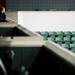 A spectator watches the game between Dexter and Saline at the EMU Convocation Center on Friday, Jan. 4. Daniel Brenner I AnnArbor.com